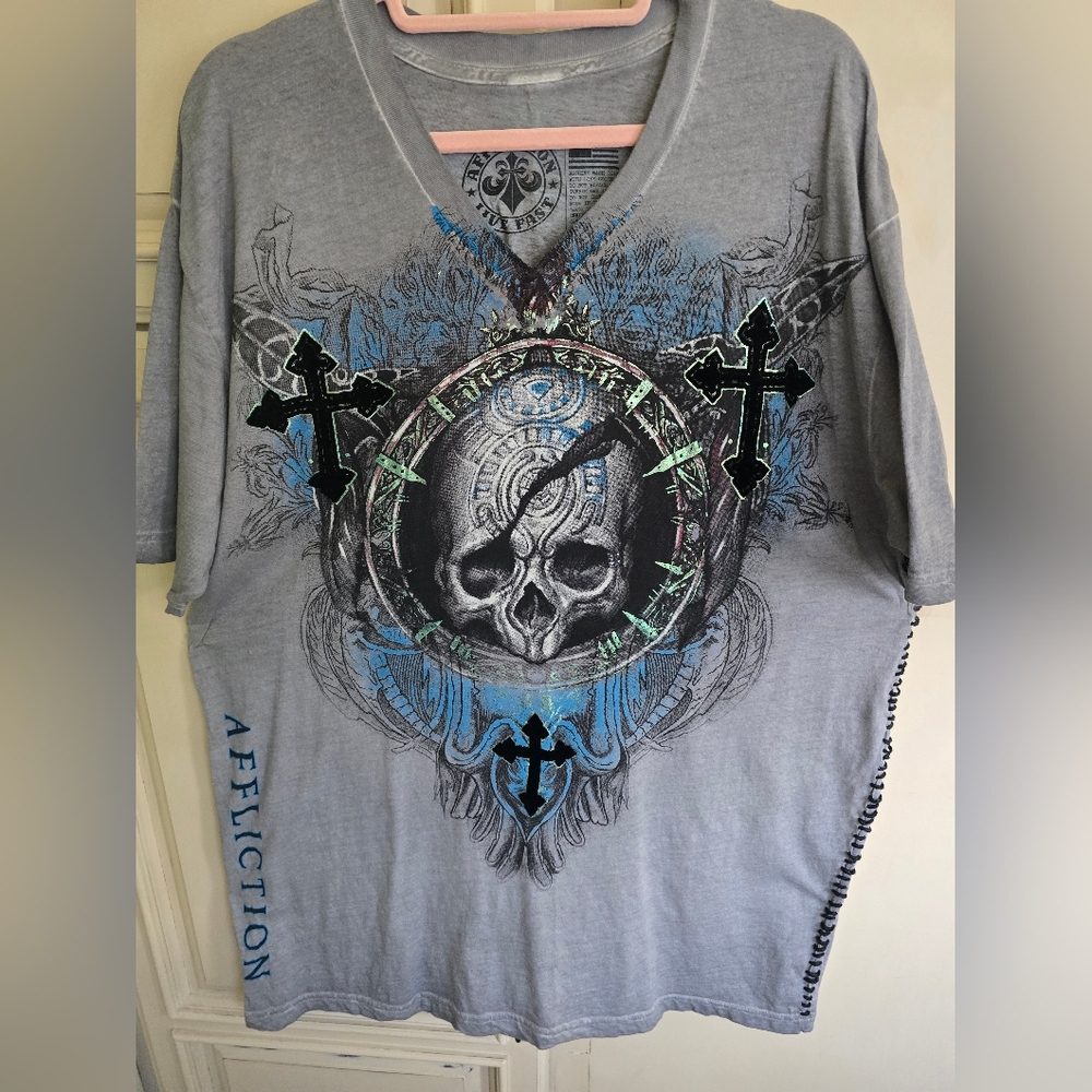 Affliction Stalker Tee 2XL NWOT